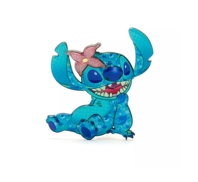The Little Mermaid Stitch Crashes Disney Jumbo Pin