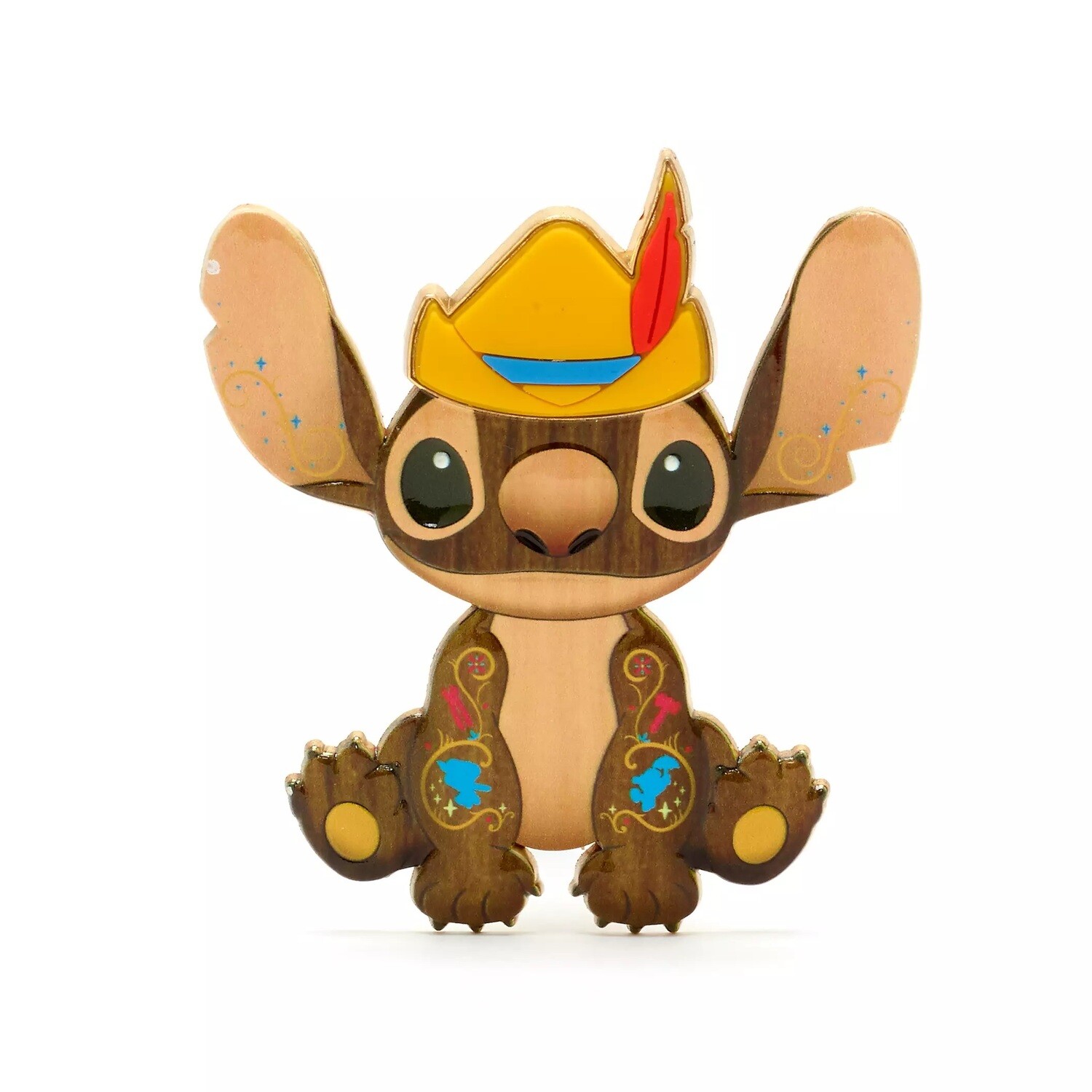Pinocchio Stitch Crashes Disney Jumbo Pin
