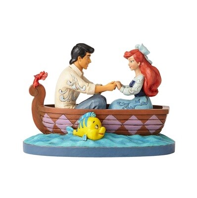 Disney Traditions by Jim Shore - Ariel and Prince Eric - Waiting For A Kiss