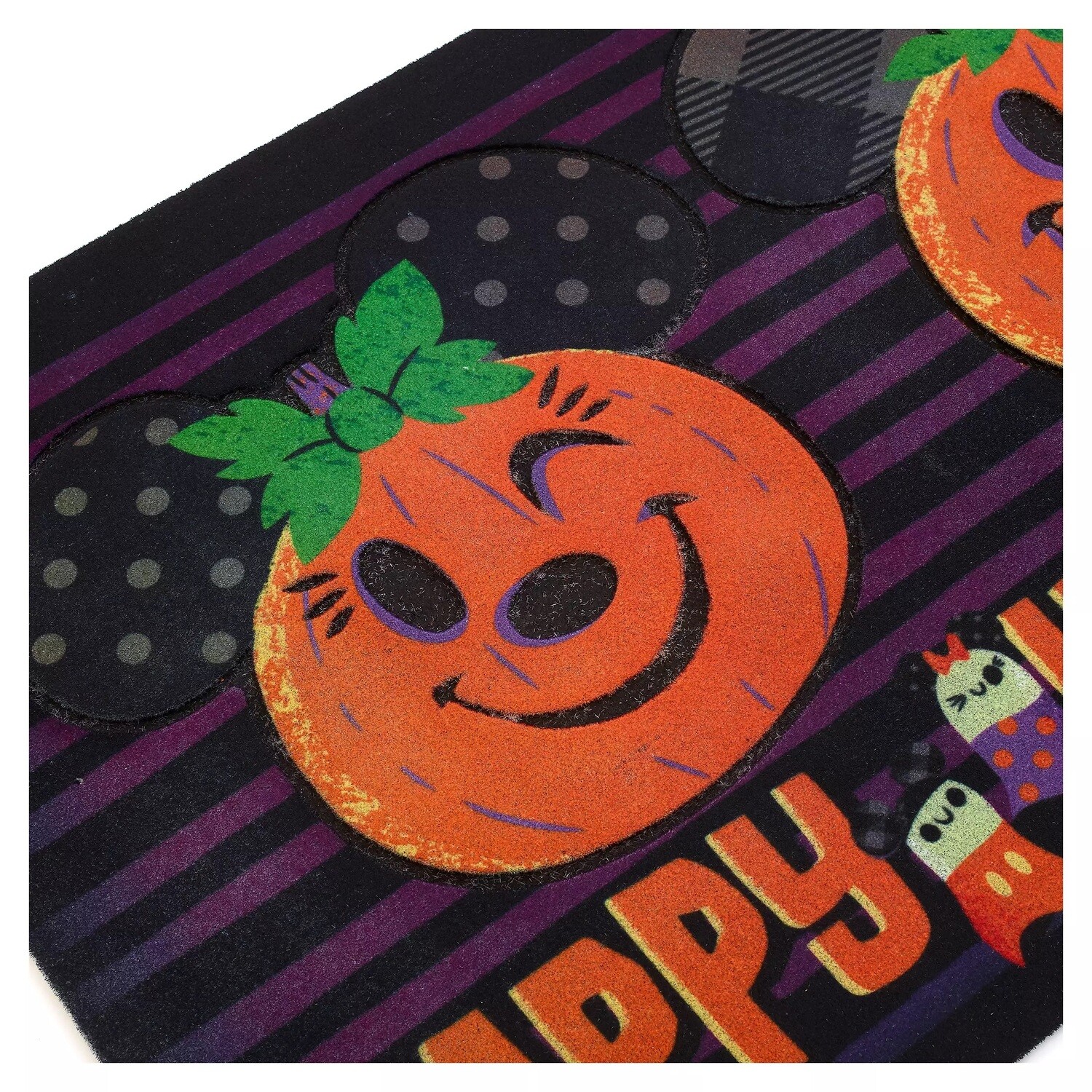 Mickey and Minnie Halloween Door Mat