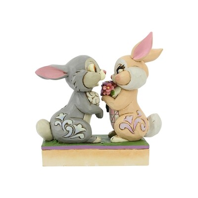 Disney Traditions by Jim Shore -  Thumper and Blossom - Bunny Bouquet