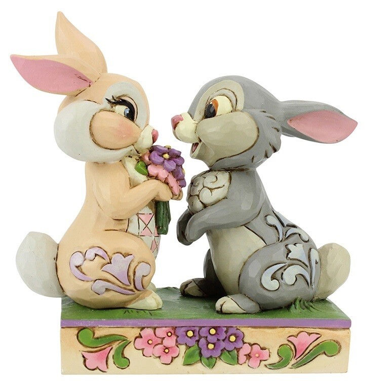 Disney Traditions by Jim Shore -  Thumper and Blossom - Bunny Bouquet