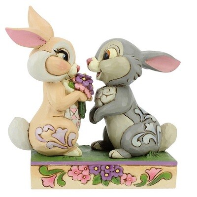 Disney Traditions by Jim Shore -  Thumper and Blossom - Bunny Bouquet