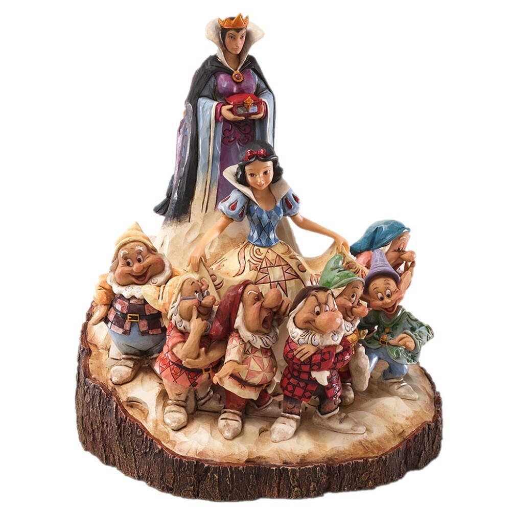 Disney Traditions by Jim Shore - Snow White and the Seven Dwarfs Carved by Heart - The One That Started Them All