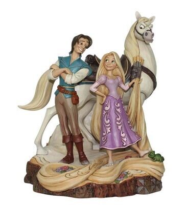 Disney Traditions by Jim Shore - Rapunzel Carved by Heart - Live Your Dream