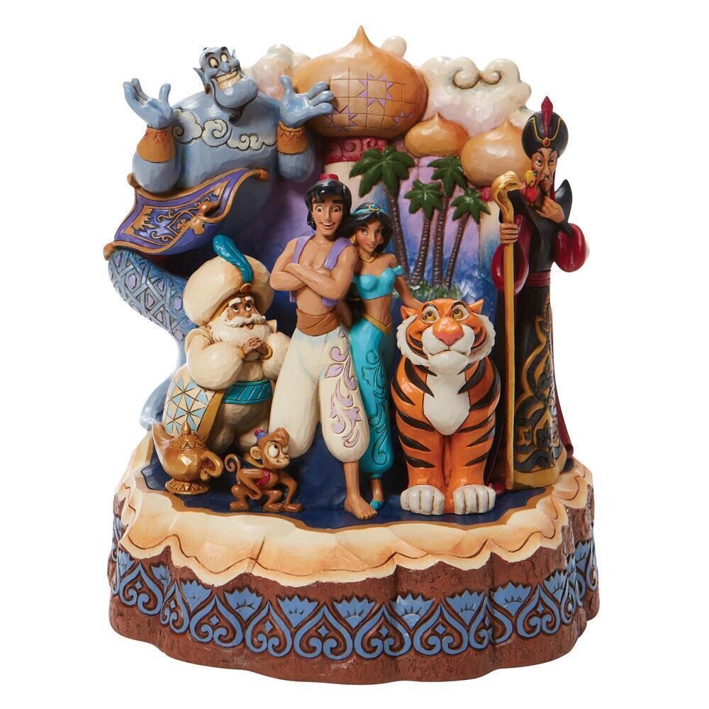 Disney Traditions by Jim Shore - Aladdin Carved by Heart - Arabian Nights