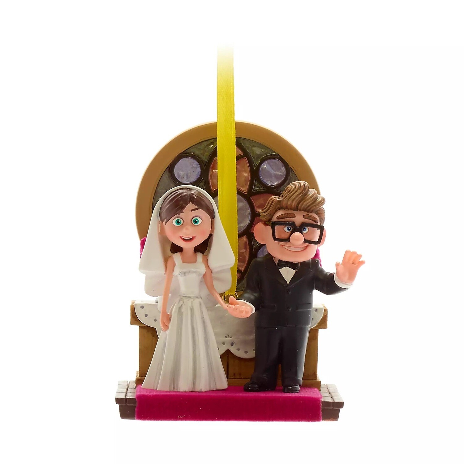 Carl and Ellie Wedding Sketchbook Ornament