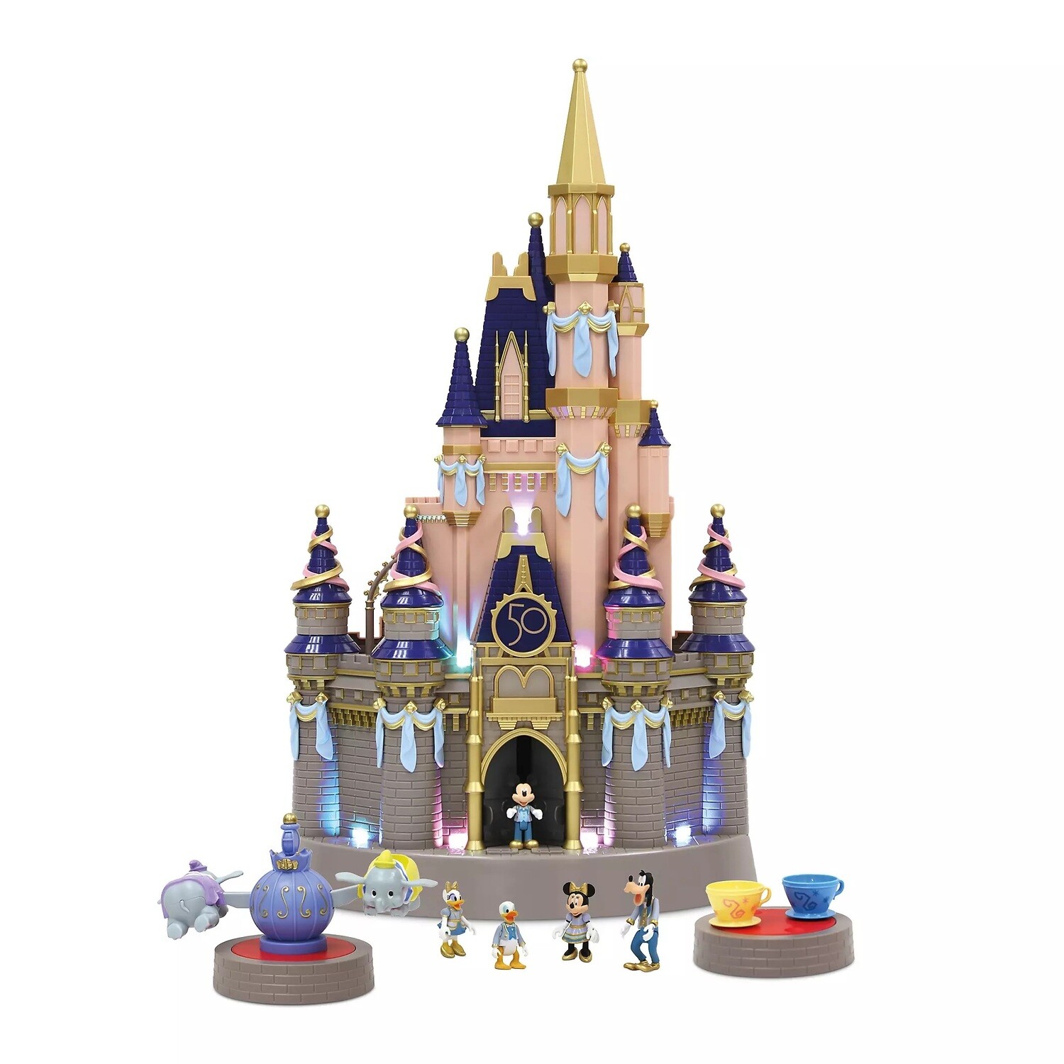 Walt Disney World 50th Anniversary LightUp Castle Playset