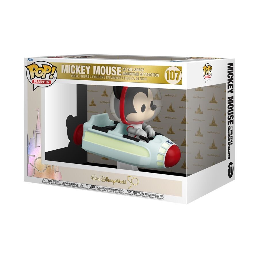 Funko Walt Disney World: 50th Anniversary - Mickey Mouse on Space Mountain Pop! Rides Vinyl Figure