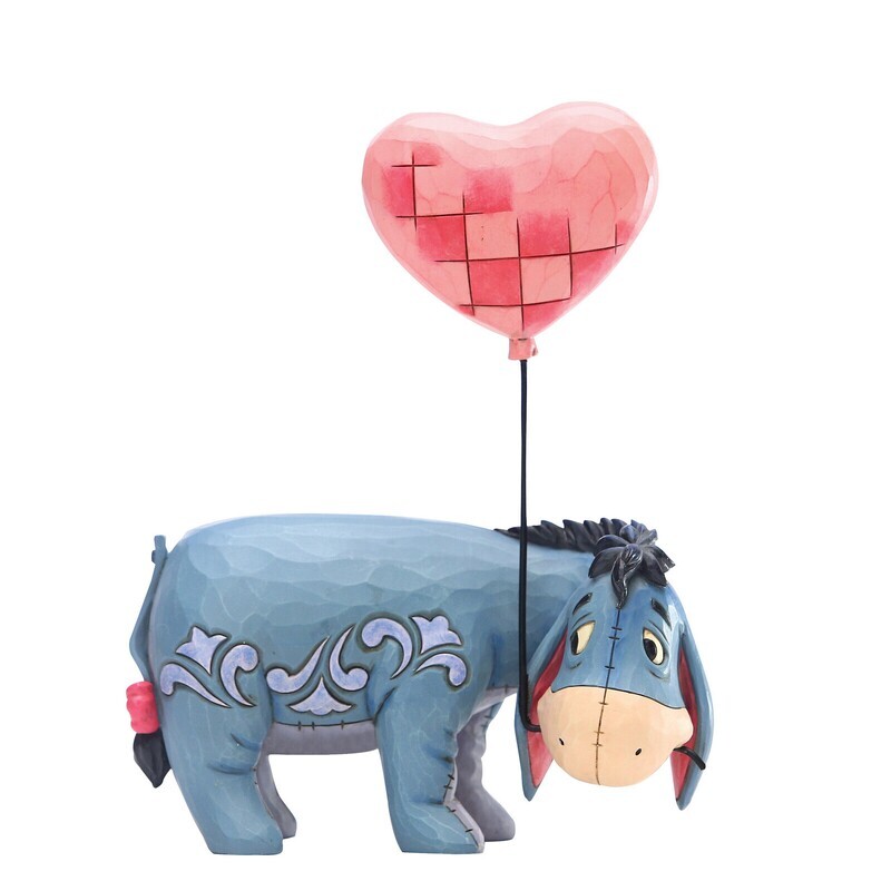 Disney Traditions by Jim Shore - Eeyore with Heart Balloon - Love Floats
