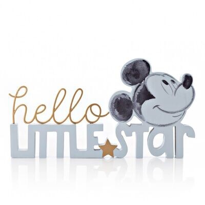 Disney Widdop &amp; Co - Mickey Mouse Hello Little Star Plaque