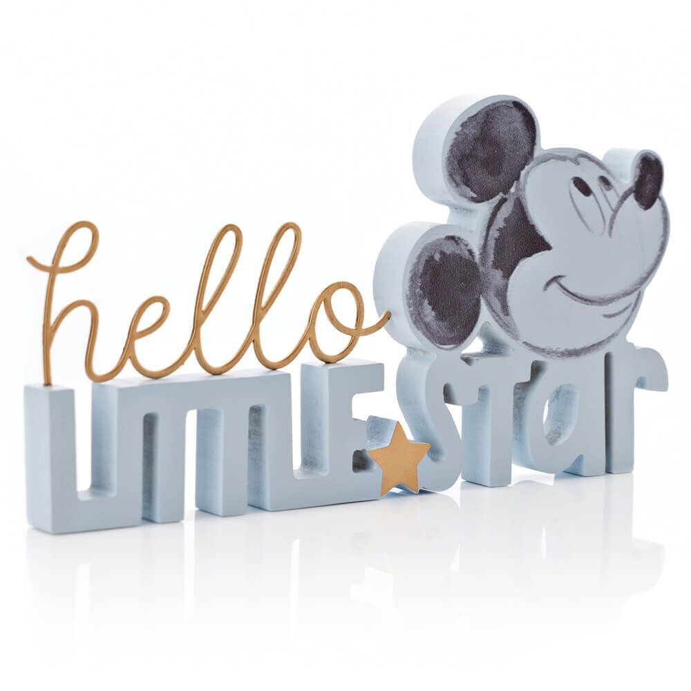 Disney Widdop &amp; Co - Mickey Mouse Hello Little Star Plaque