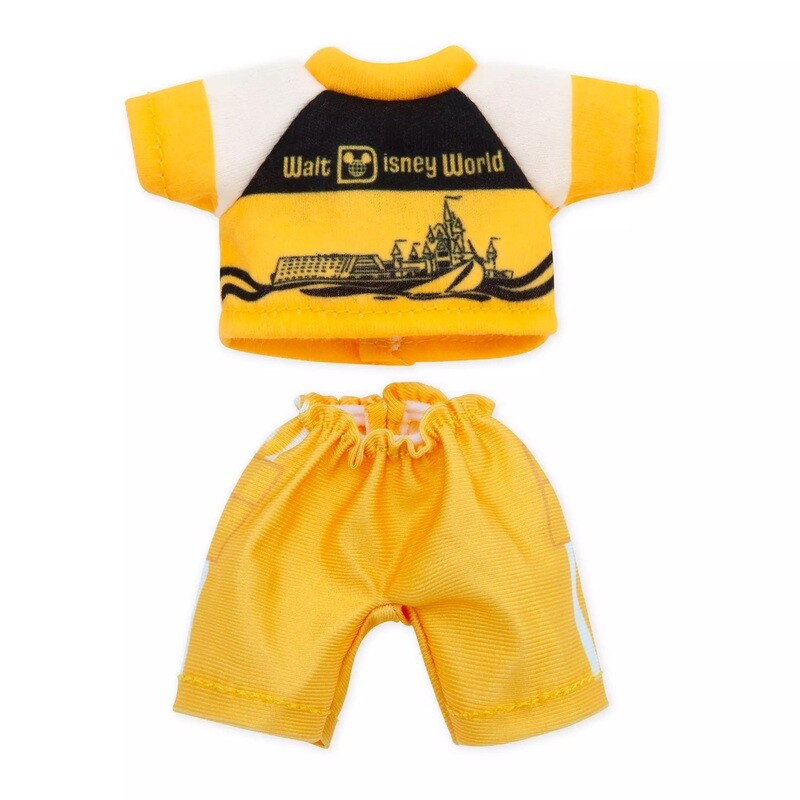 nuiMOs Outfit Walt Disney World Vault Yellow and White Top and Trousers Set