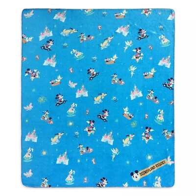 Disneyland Mickey Mouse and Friends Throw