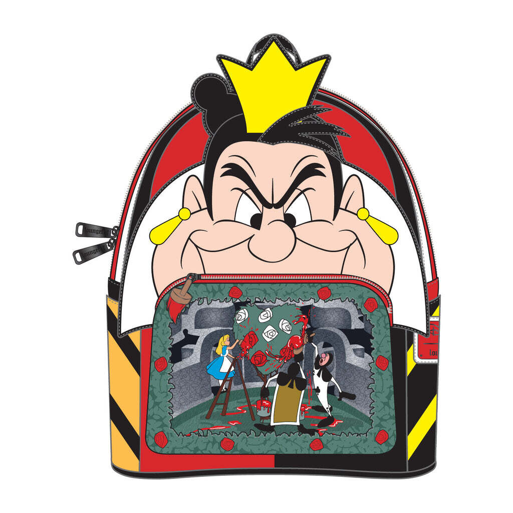 Loungefly Alice in Wonderland - Queen of Hearts Villains Scene Mini Backpack