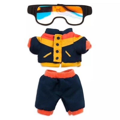 nuiMOs Outfit Blue Snowboarding Jacket with Trousers and Goggles Set