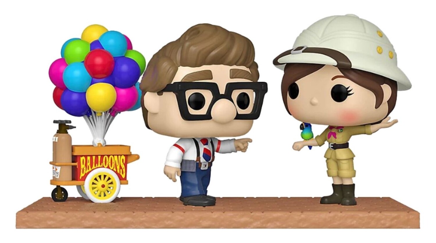 Funko Up - Carl and Ellie with Balloon Cart US Exclusive Pop! Movie Moment Vinyl Figure