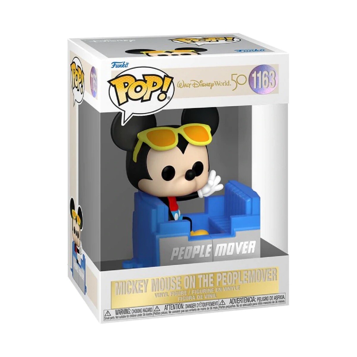 Funko Walt Disney World: 50th Anniversary - Mickey Mouse on the People Mover Pop! Vinyl Figure