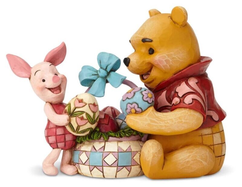 Disney Traditions by Jim Shore - Pooh and Piglet Easter - Spring Surprise