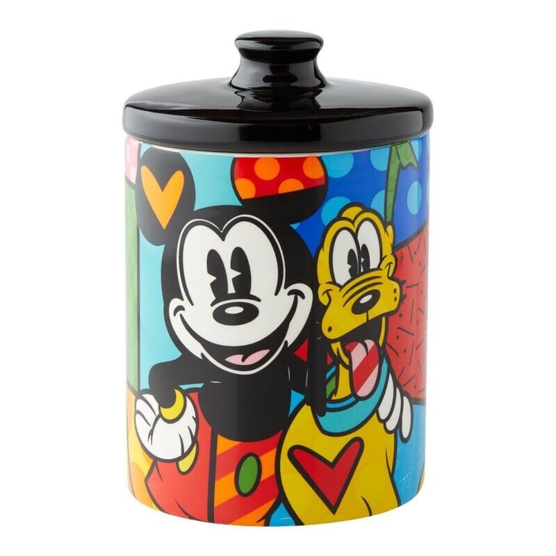 Disney Britto Mickey and Pluto Small Canister
