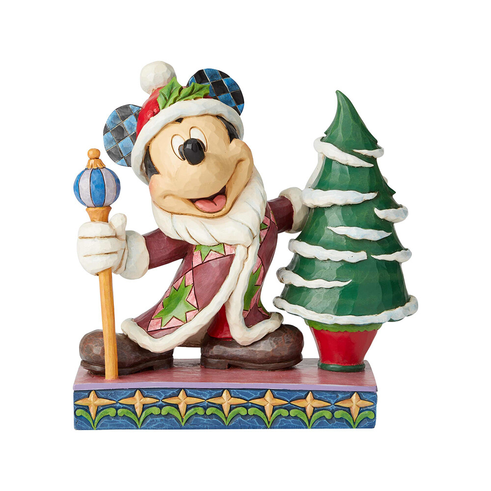 Disney Traditions by Jim Shore - Mickey Mouse Father Christmas - Jolly Ol&#39; St Mick