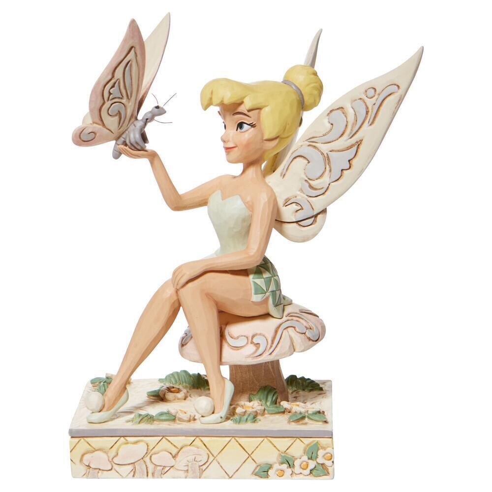 Disney Traditions by Jim Shore - Tinker Bell White Woodland - Passionate Pixie