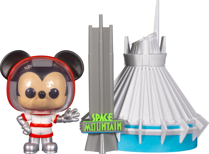 Funko Walt Disney World: 50th Anniversary - Mickey Mouse with Space Mountain Pop! Town Vinyl Figure
