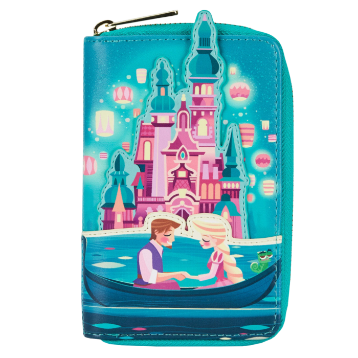 Loungefly Tangled - Castle Glow in the Dark Zip Around Purse Wallet