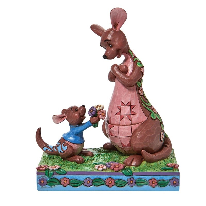 Disney Traditions by Jim Shore - Roo Giving Kanga Flowers - The Sweetest Gift