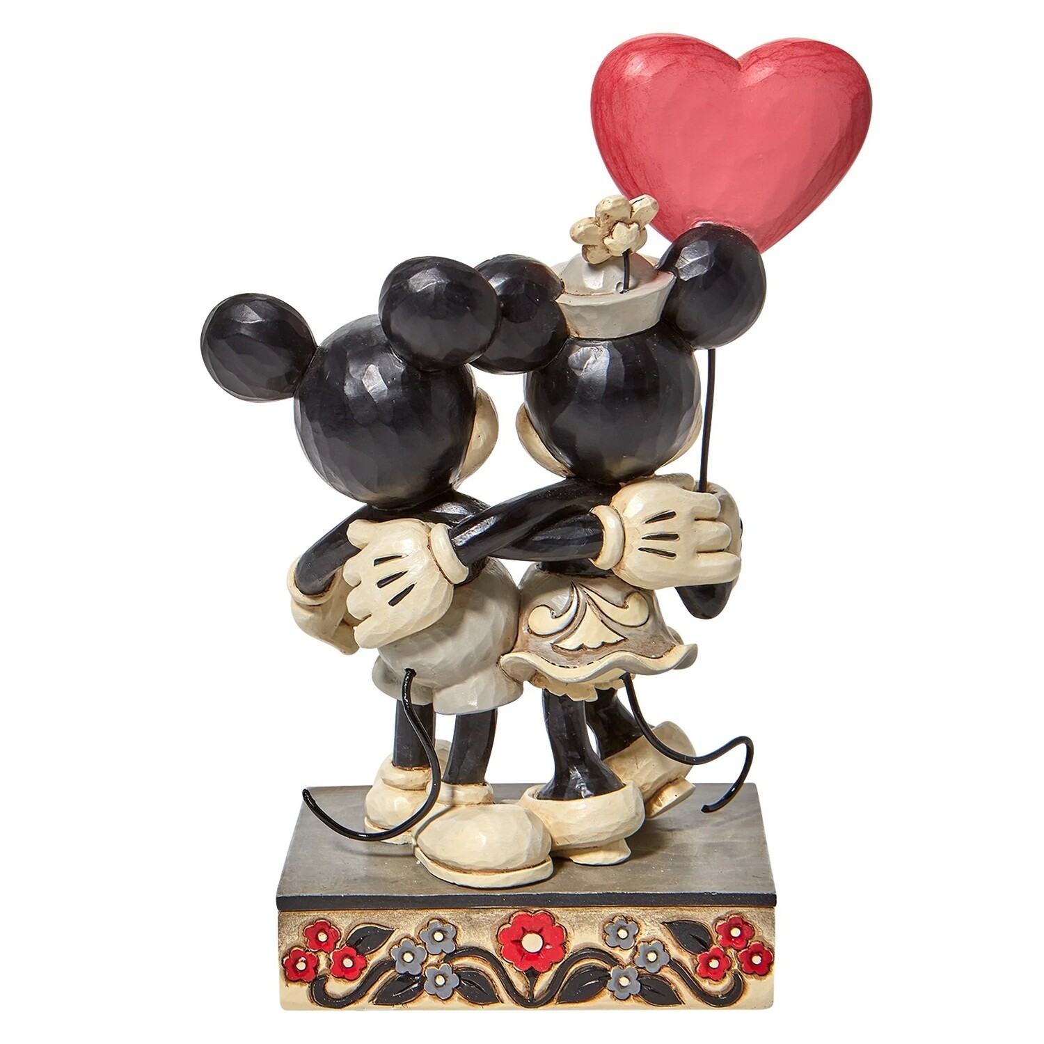 Disney Traditions by Jim Shore - Mickey and Minnie Heart - Love is in the Air