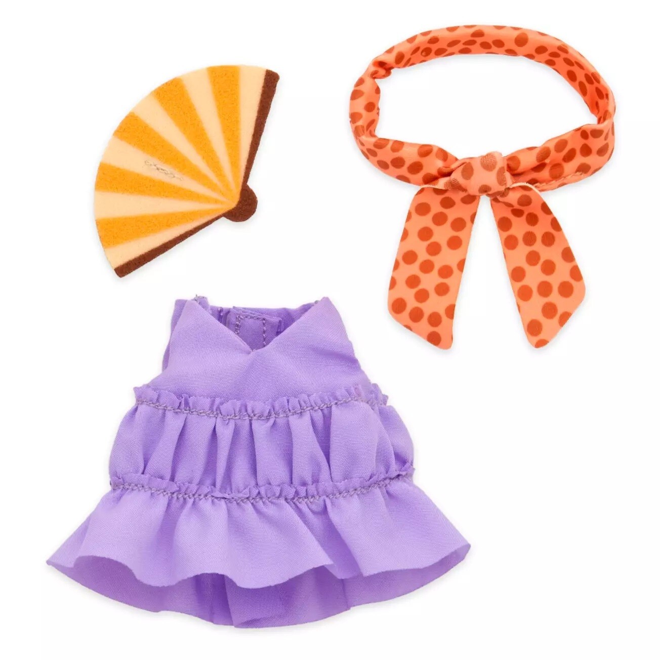 nuiMOs Outfit – Purple Dress with Headband and Fan