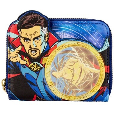 Loungefly Doctor Strange in the Multiverse of Madness Glow in the Dark Zip Around Purse