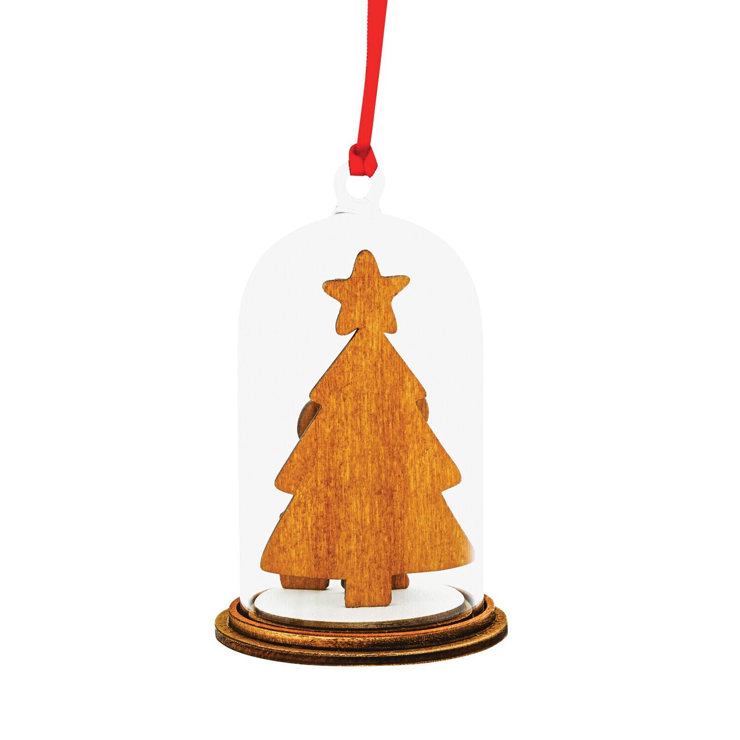 Enchanting Disney - Minnie with Christmas Tree - Merry Christmas Hanging Ornament