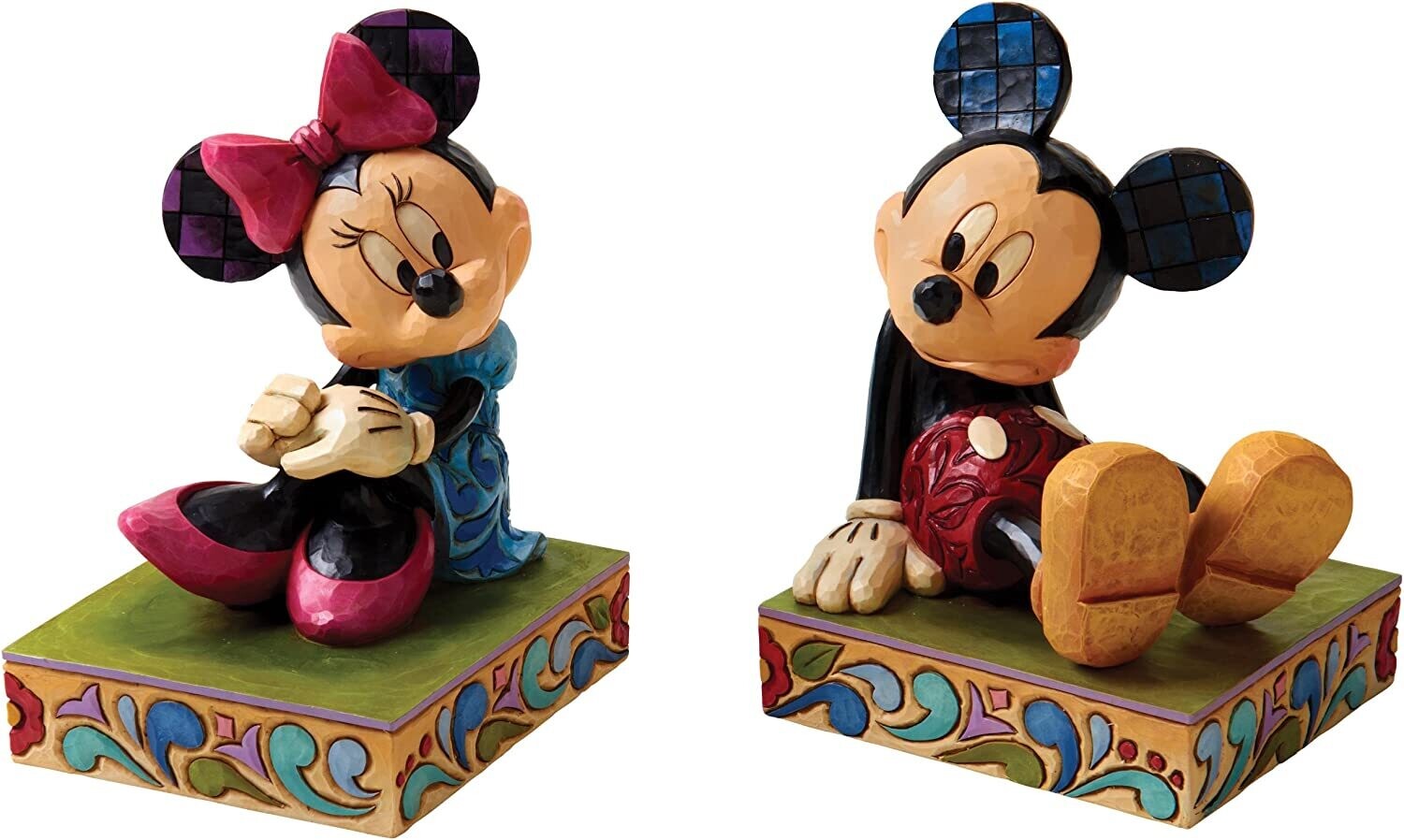Disney Traditions by Jim Shore - Mickey and Minnie Bookends