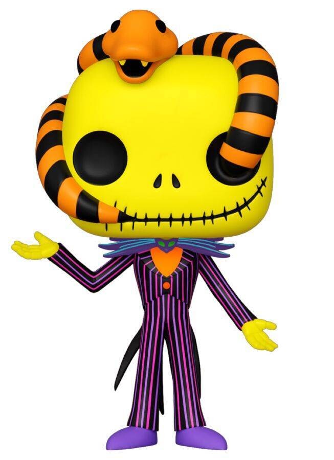 Funko The Nightmare Before Christmas - Jack with Snake Blacklight US Exclusive Pop! Vinyl
