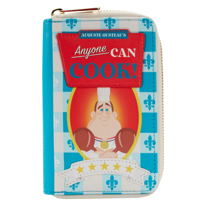 Loungefly Ratatouille - 5th Anniversary Gusteau&#39;s Cookbook Book Zip Purse
