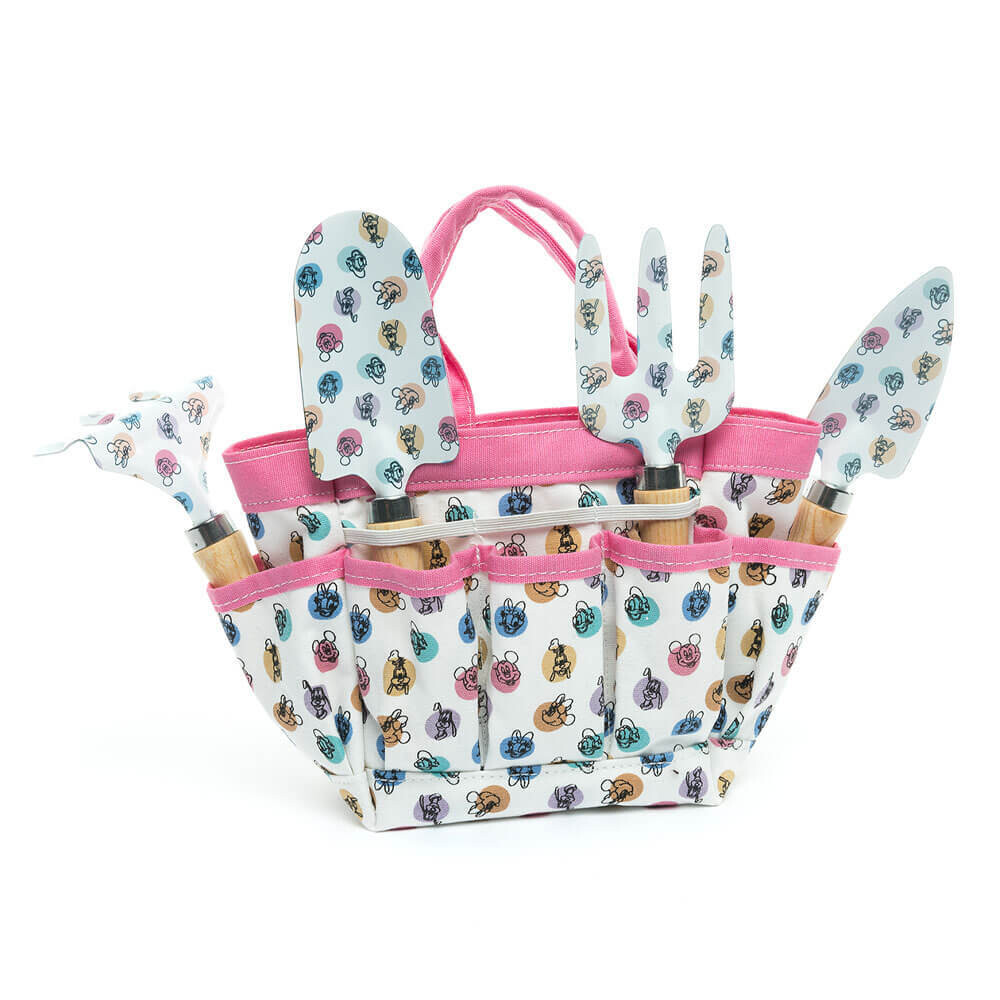 Jardinopia Mickey and Friends Children&#39;s Gardening Tool Set with Bag