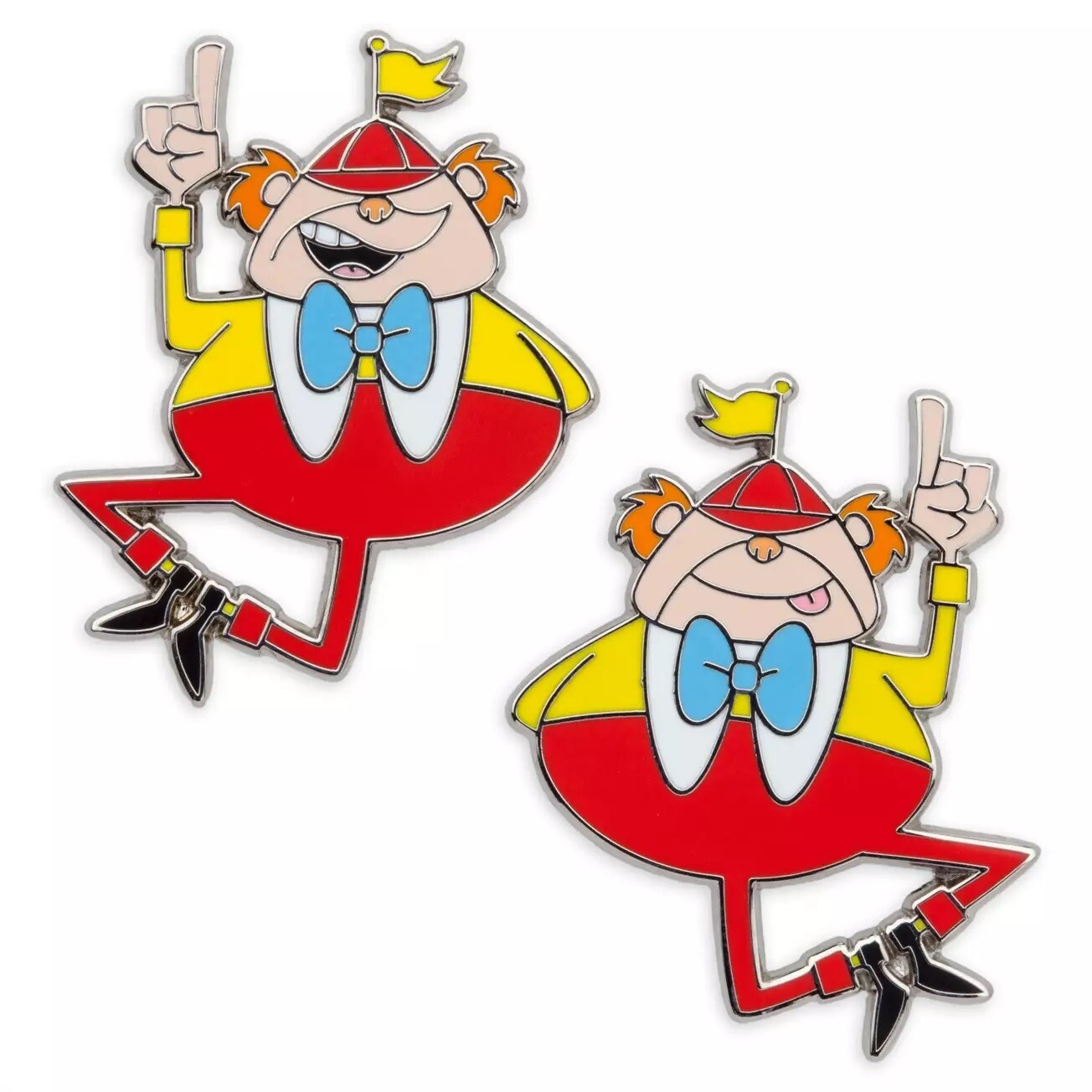 Alice in Wonderland Tweedledee and Tweedledum Pin Set