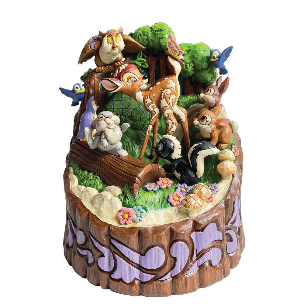 Disney Traditions by Jim Shore - Bambi - Carved by Heart - 80th Anniversary