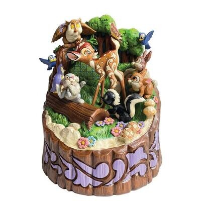 Disney Traditions by Jim Shore - Bambi - Carved by Heart - 80th Anniversary