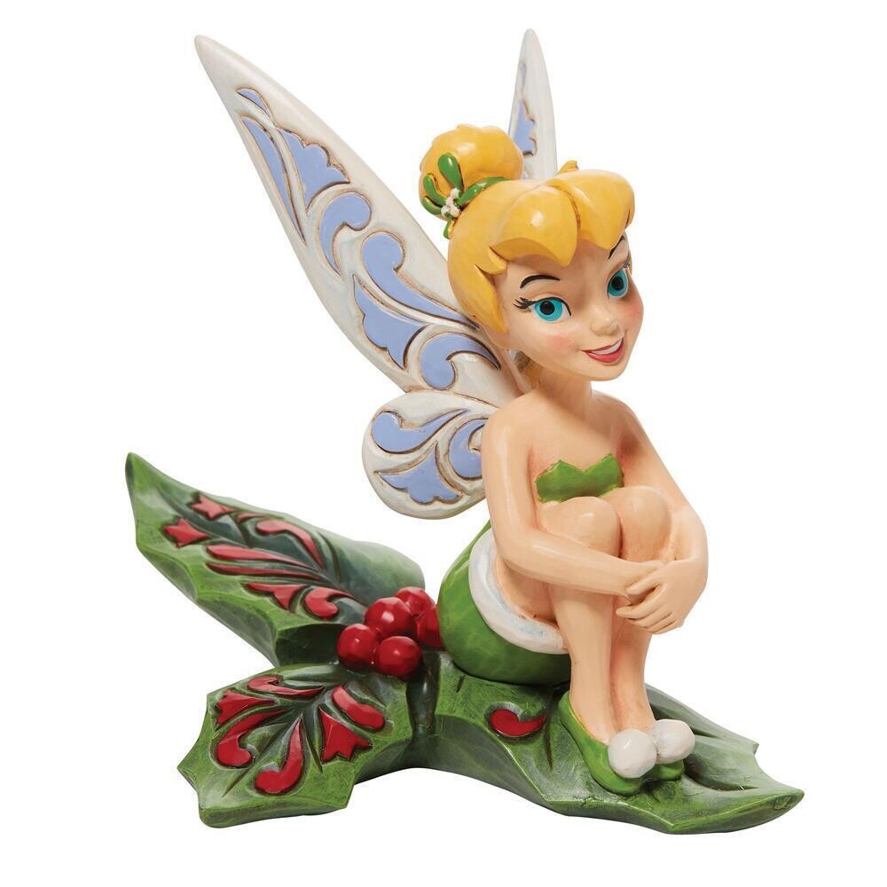 Disney Traditions by Jim Shore - Tinker Bell Sitting on Holly