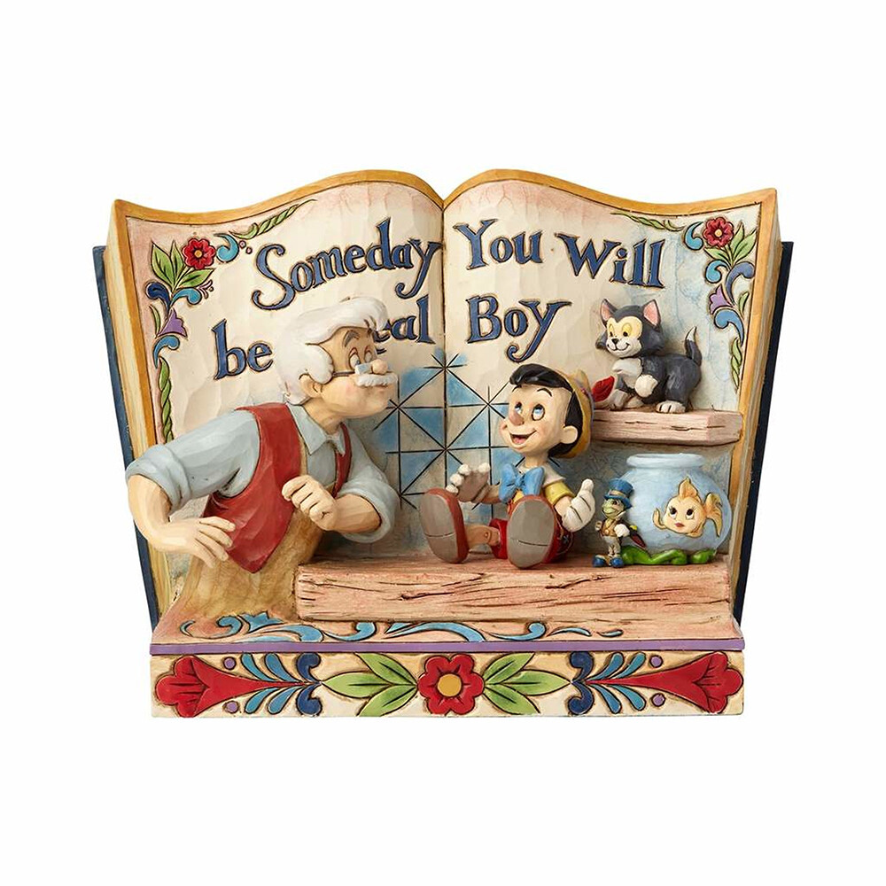 Disney Traditions by Jim Shore - Pinocchio - Someday You Will Be A Real Boy Storybook