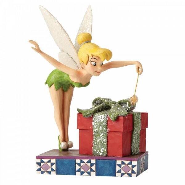 Disney Traditions by Jim Shore -  Tinker Bell Christmas - Pixie Dusted Present
