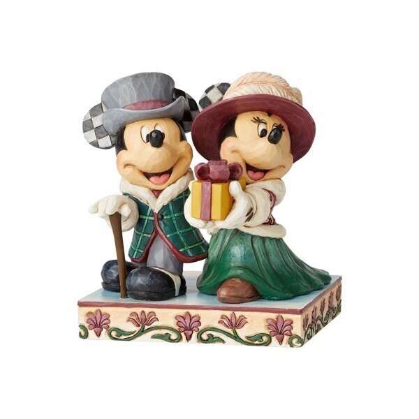 Disney Traditions by Jim Shore - Mickey and Minnie Christmas - Elegant Excursion