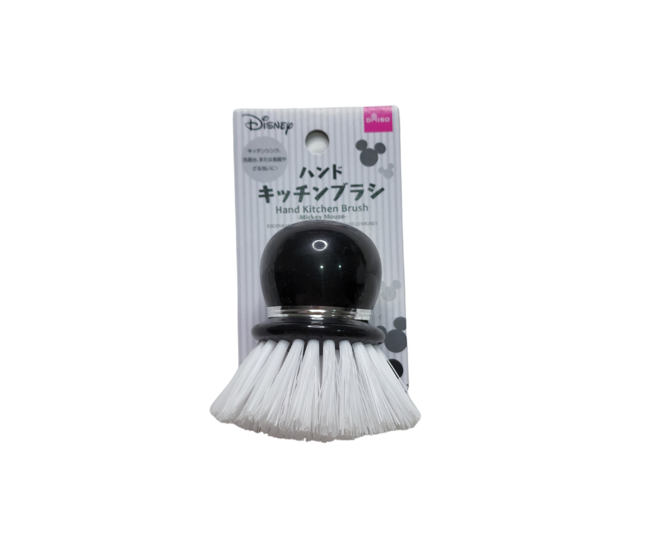 Daiso Disney Kitchen Hand Scrubbing Brush - Black