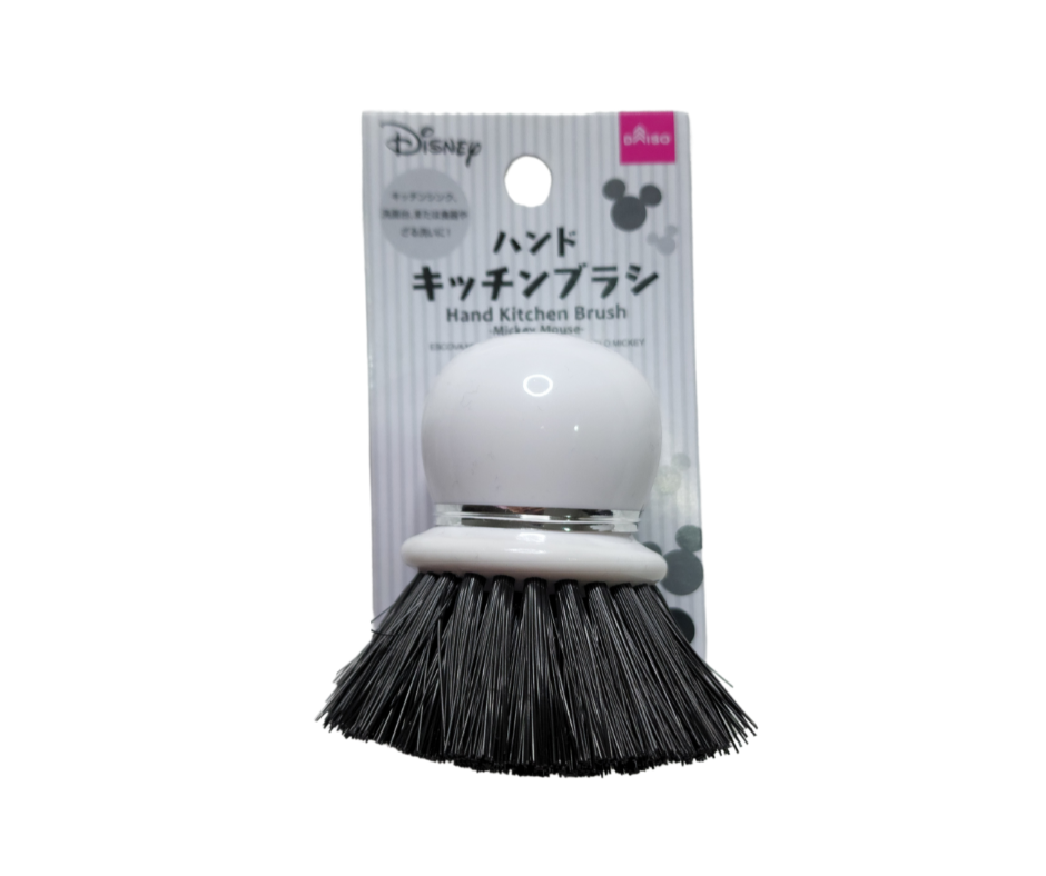 Daiso Disney Kitchen Hand Scrubbing Brush - White