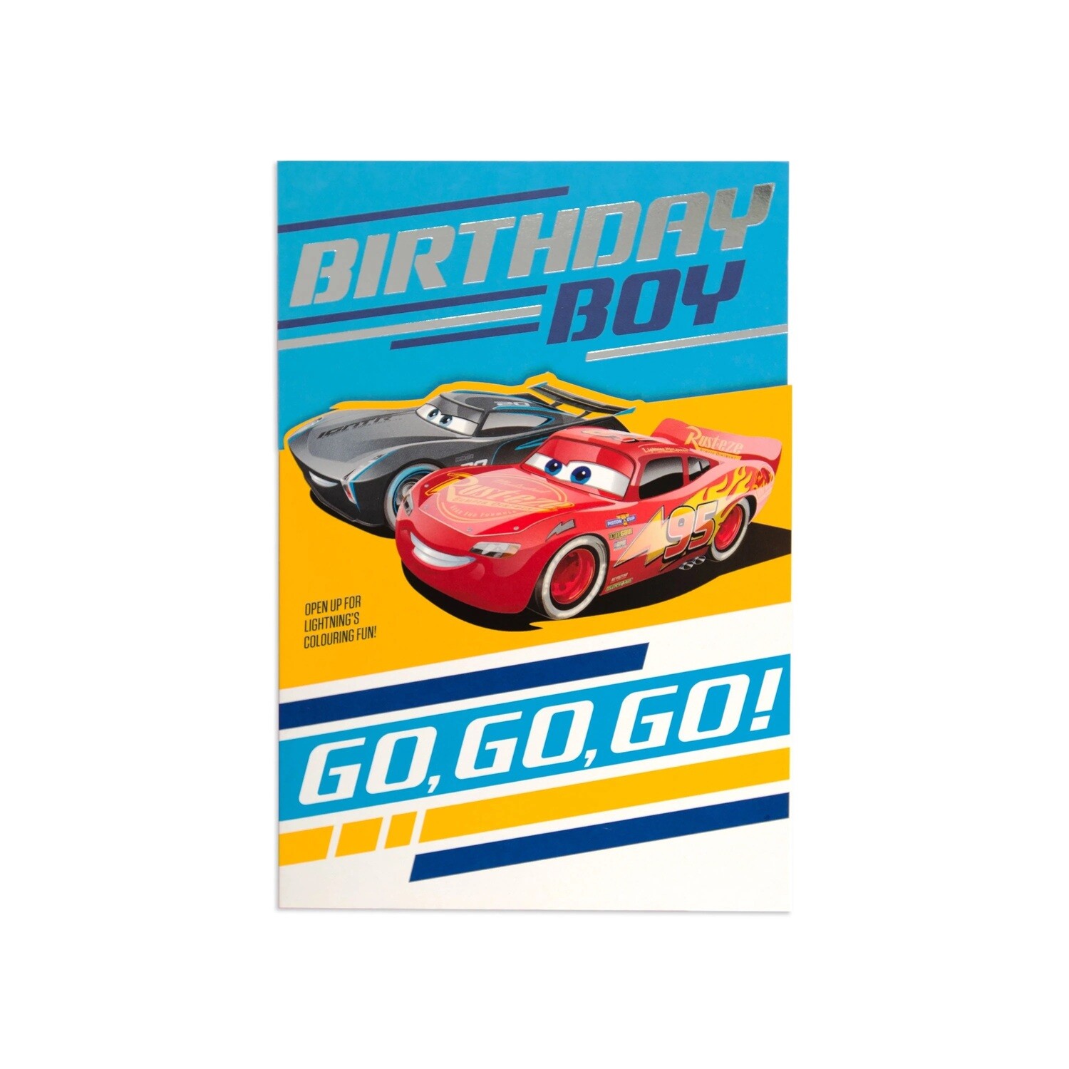 Disney Pixar Cars Birthday Boy Card