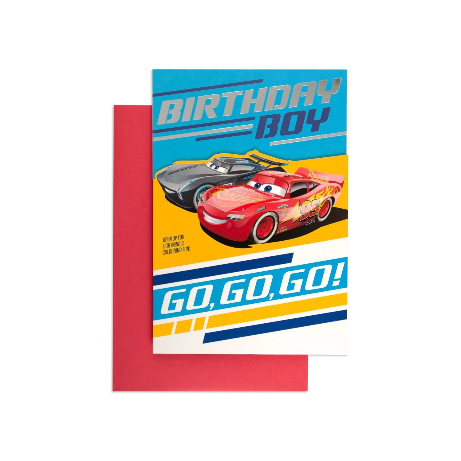Disney Pixar Cars Birthday Boy Card
