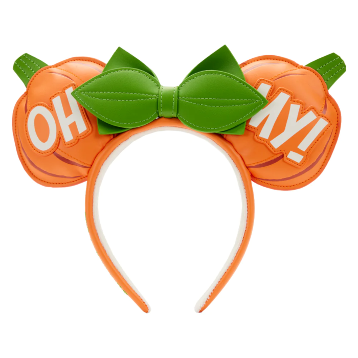 Loungefly Minnie Mouse Glow in the Dark Pumpkin Oh My Ears Headband