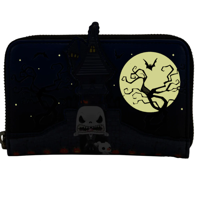 Loungefly The Nightmare Before Christmas -  Jack Skellington House Pop! Zip Purse